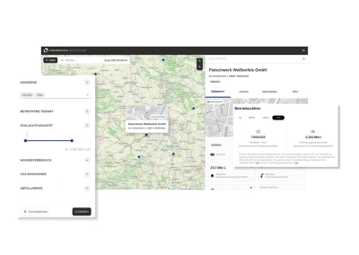 Screenshot der Website