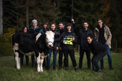 Die Crew beim Testdreh