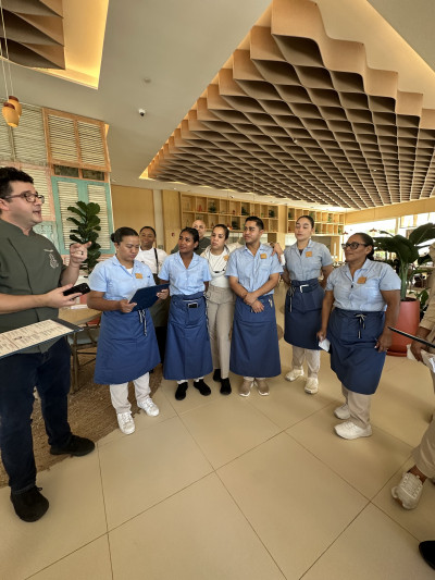 Schulung in einem Hotel