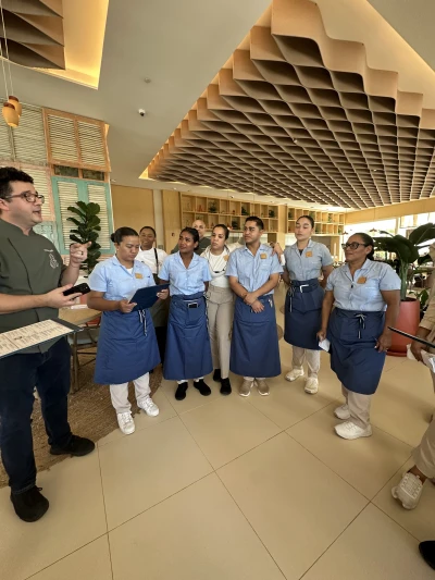 Schulung in einem Hotel