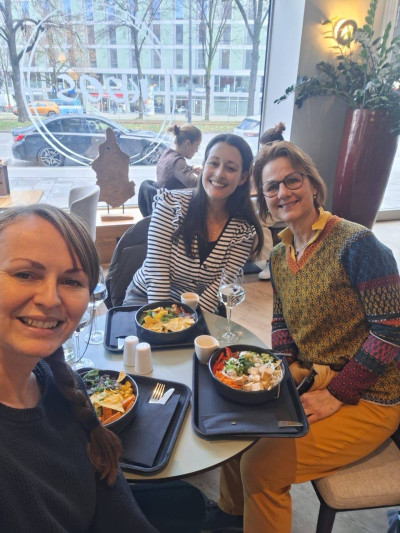 Treffen in München mit der Stifterin Petra Martin