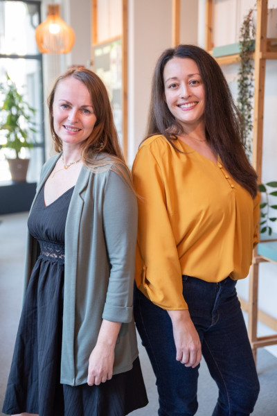 Die beiden Gründerinnen Hayley und Meredith