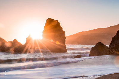 Ein Sonnenaufgang am Meer