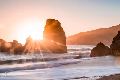 Ein Sonnenaufgang am Meer