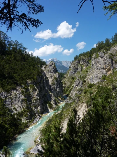 Die Isar im Hinterautal