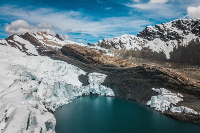 Ein Bergsee in Peru