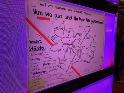 Eine Schautafel